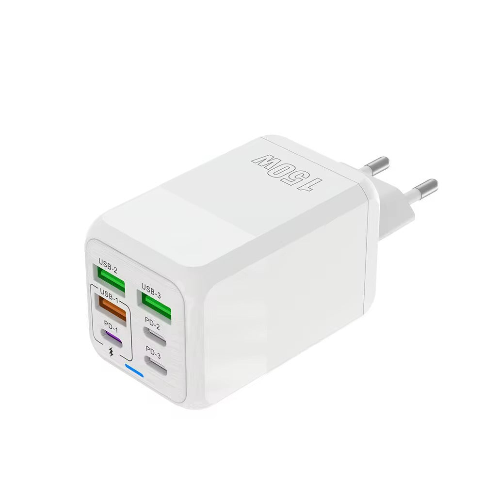 LADDARE SVART 150W 4 USB/2C