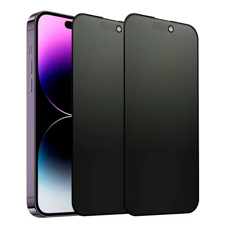 2-PACK SKÄRMSKYDD / Privacy - Härdat Glas - iPhone