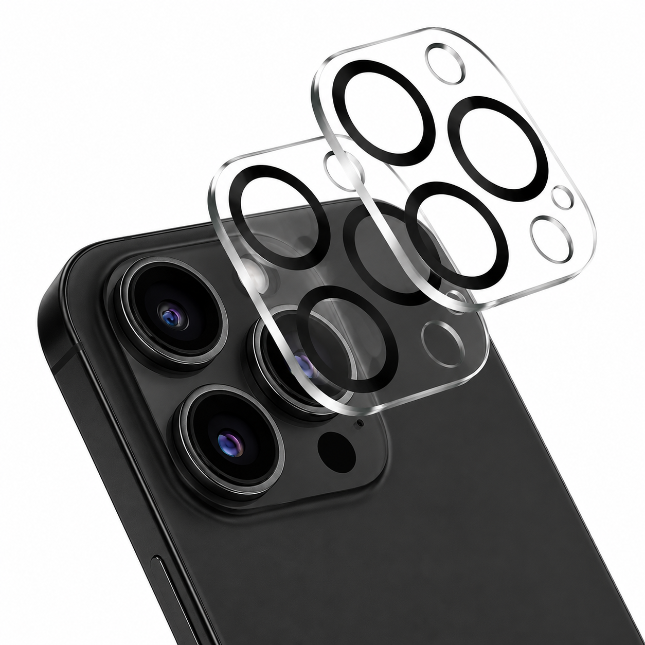 2-Pack Kameraskydd i Härdat Glas – Heltäckande Linsskydd för iPhone