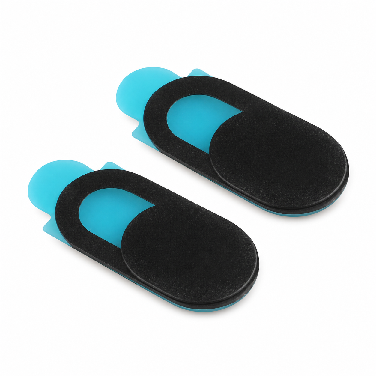 2-Pack Ultratunn Kameraskydd För Laptop / Mobil / Surfplatta Svart