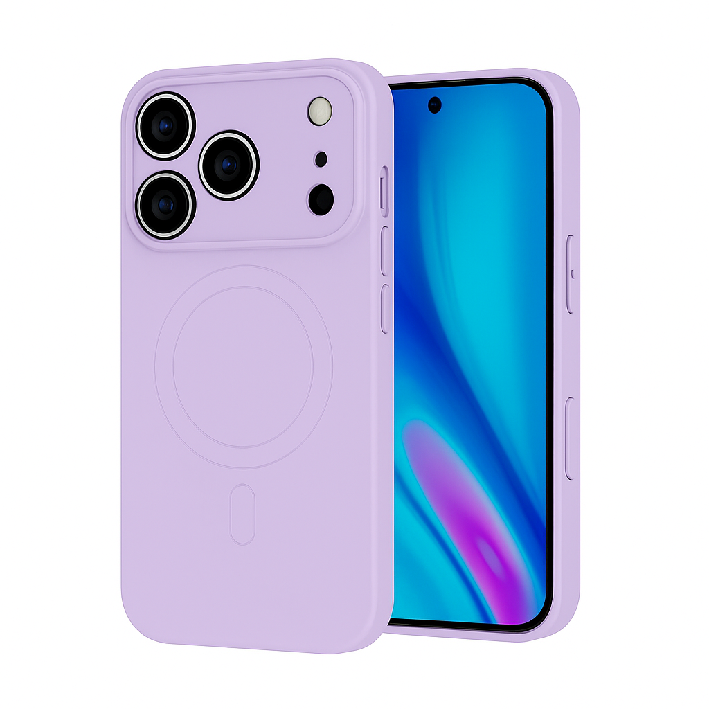 Lilac iPhone 17 Magsafe-Skal Med Kamera Skydd
