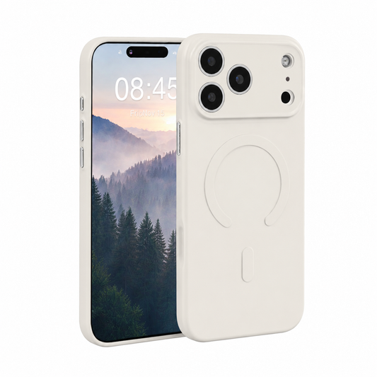 Beige iPhone 17 Magsafe-Skal Med Kamera Skydd