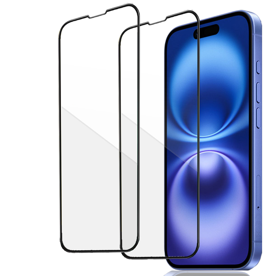 SKÄRMSKYDD / HÄRDAT GLAS - IPHONE - 2-PACK