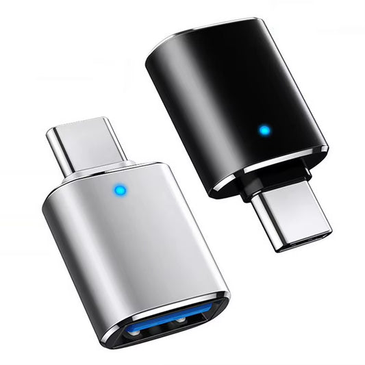 USB-C till USB 3.0 Adapter med LED – Hög Hastighet & Kompakt Design