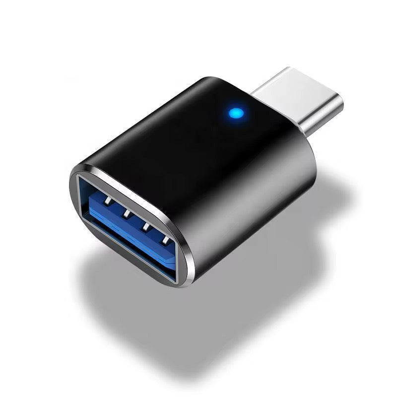 USB-C till USB 3.0 Adapter med LED – Hög Hastighet & Kompakt Design
