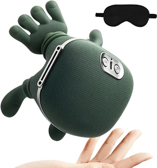 4D Massageapparat med värmefunktion - Djupgående massage för nacke, rygg, axlar & ben (3 lägen)